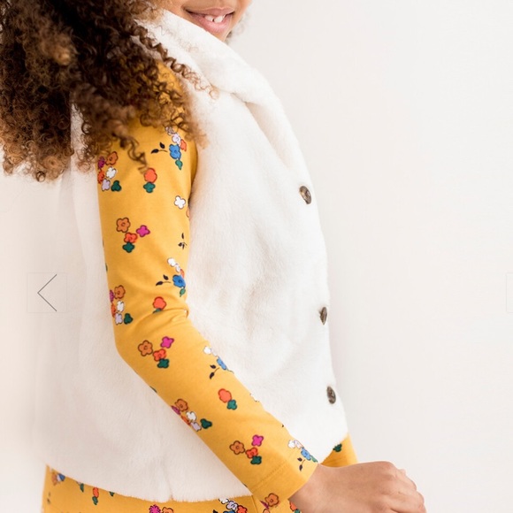 Hanna Andersson faux fur vest, size 4 (100) NWOT - Picture 3 of 3